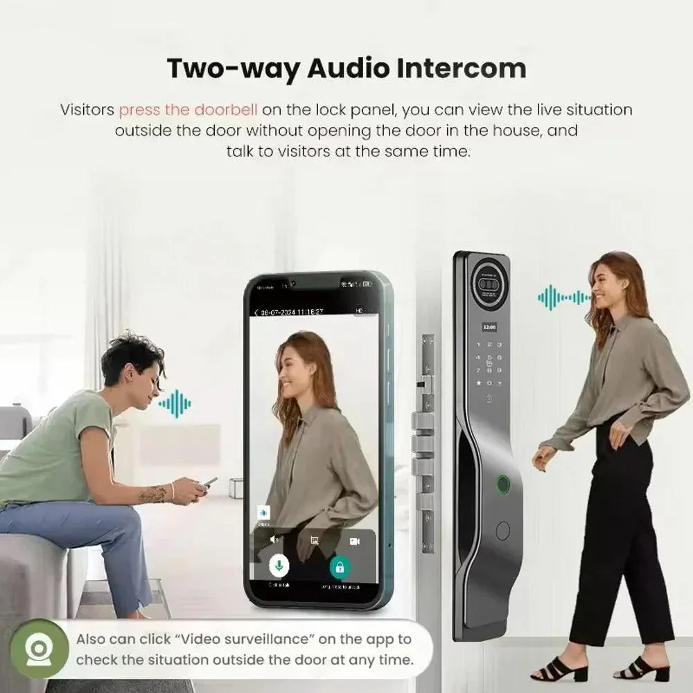 Pametna brava S1 – lice, otisak, PIN, kartica i kamera - My Store