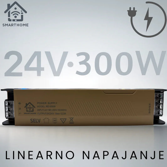 Linearno napajanje 24V 300W za LED trake - Smart Home