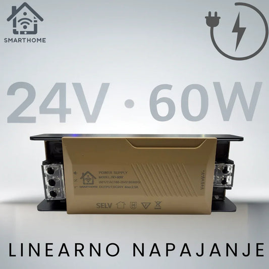 Linearno napajanje 24V 60W za LED traku