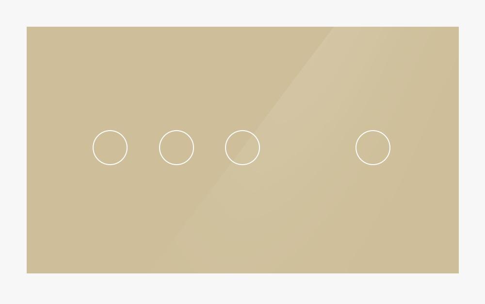 WiFi pametni prekidač za svetlo – Zlatni - My Store