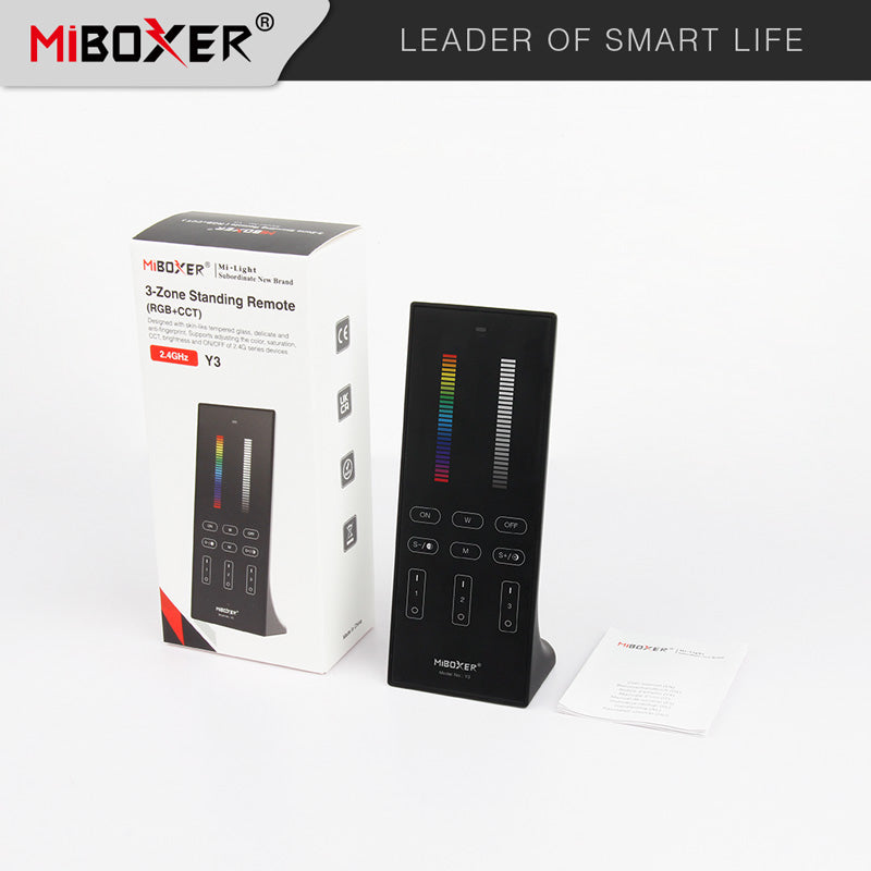 MiBoxer Y3 RGB+CCT RF vertikalni daljinski za LED rasvetu | Smart Home