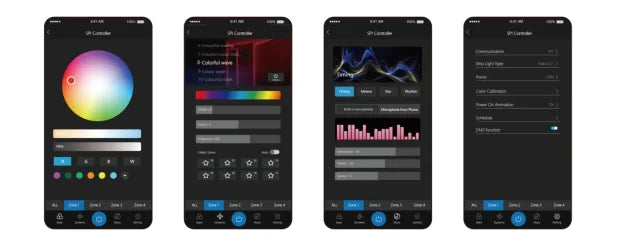 MiBoxer SPIW5-4 kanalni 5 u 1 SPI LED kontroler WiFi 2.4GHz