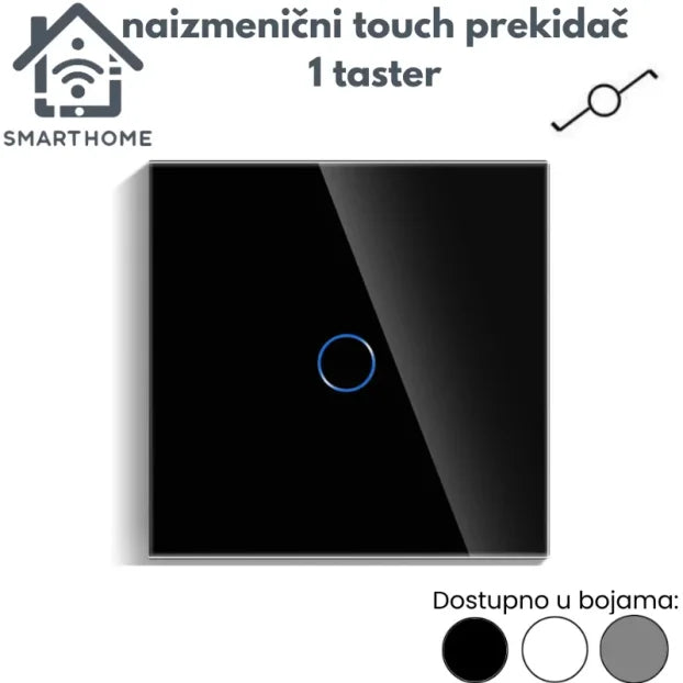 Naizmenični touch prekidač 1 taster