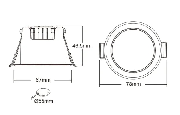 MiBoxer HPS1-RF 24GHz radarski senzor prisustva za LED rasvetu