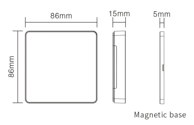 MiBoxer B3 4-zonski touch panel za RGB i RGBW LED rasvetu