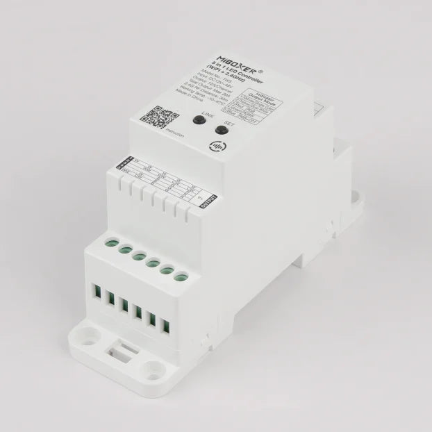 MiBoxer TW5 5-u-1 LED kontroler za DIN šinu, WiFi + RF