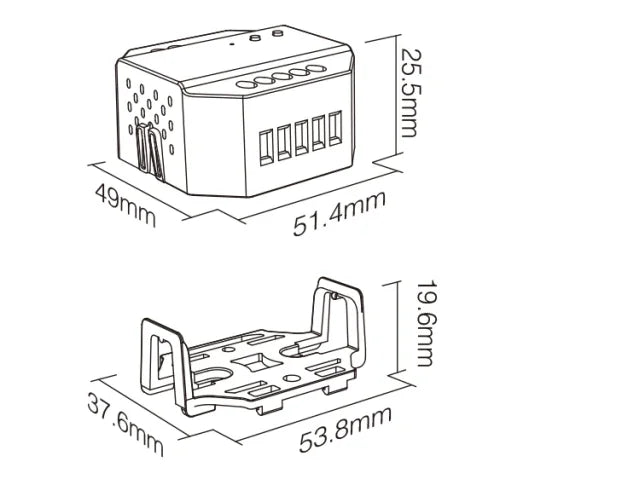 MiBoxer TRI-C1WR pametni Triac dimer za sijalice 220V