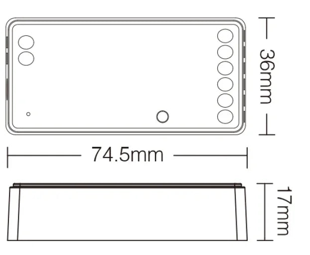 MiBoxer SW5 5-u-1 WiFi + RF LED kontroler za sve tipove traka