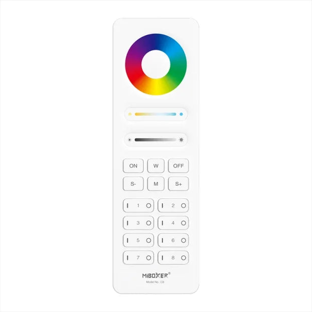 MiBoxer C8 8-zonski daljinski za RGB+CCT LED rasvetu