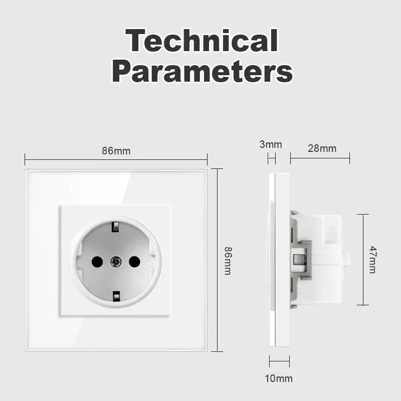 Staklena zidna utičnica – estetski detalj koji traje - My Store
